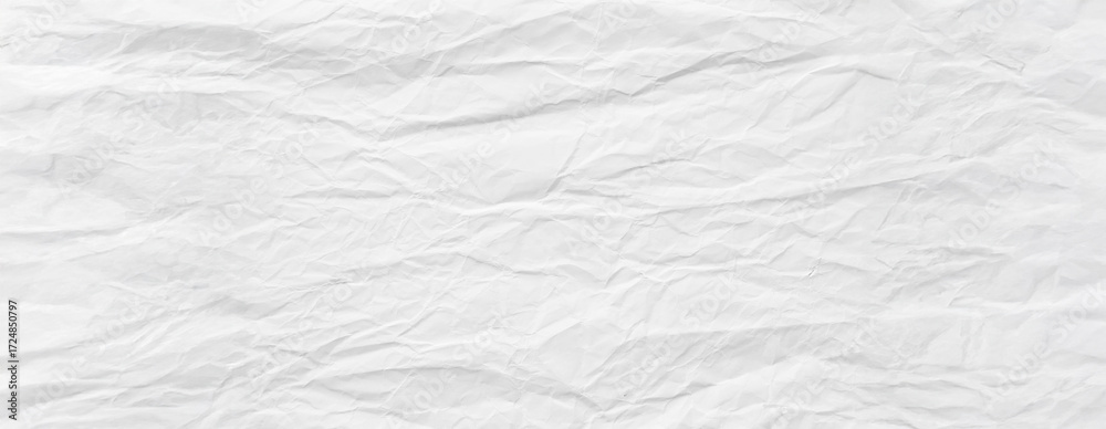 Fototapeta premium white crumpled paper