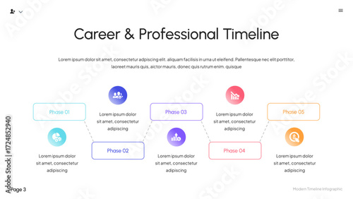 Modern Timeline Infographic