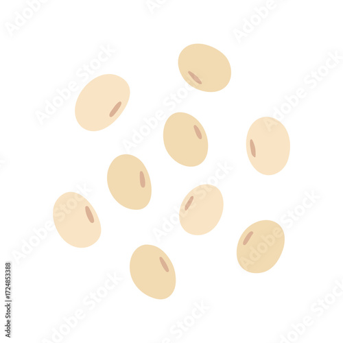 Soybeans Vector Illustration