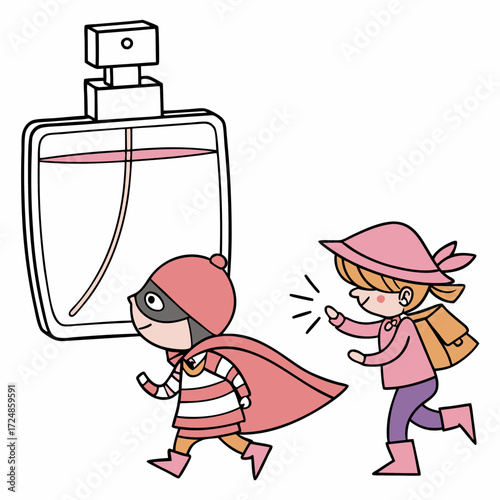 vector illustration of a wedding couple