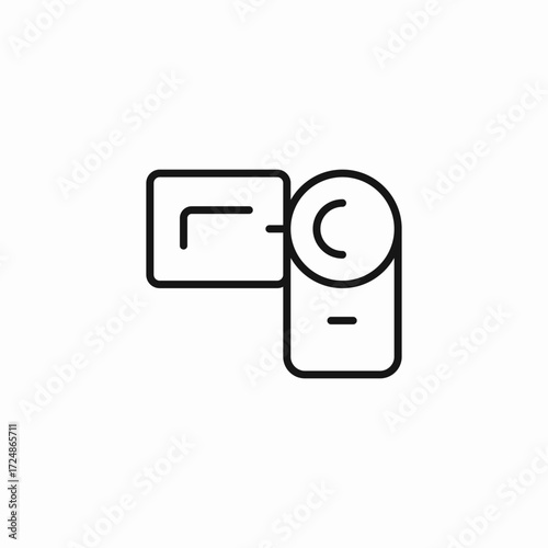 video camera recorder icon sign vector