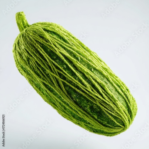 Wallpaper Mural Glittery Green Cucumber Close up Torontodigital.ca