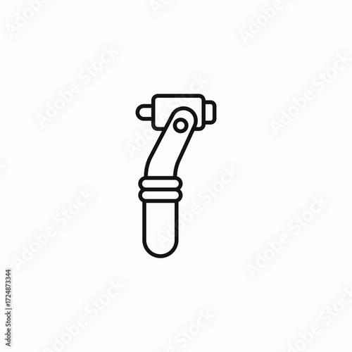 dental drill machine icon sign vector