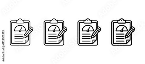 Performance Multiple Line Icon Element