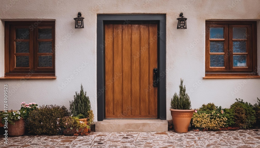 Fototapeta premium Charming Door with Rustic Vibes