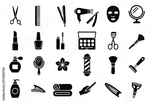 Wallpaper Mural Parlour Symbol Vector | Salon & Spa Logo Icons PNG, SVG & AI Torontodigital.ca
