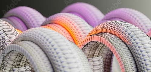 abstract futuristic shape 3d computer generated background 