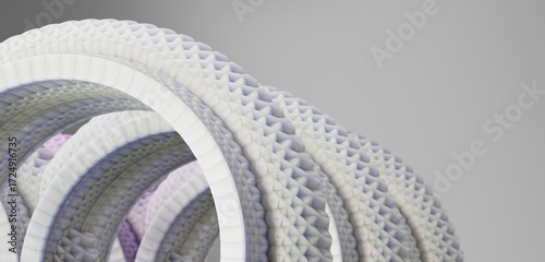 abstract futuristic shape 3d computer generated background 