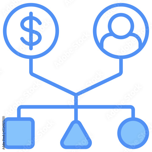 Resource Allocation Icon