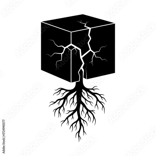 Contrasting Organic Disruption Plant Roots Reshape Geometric Block Resilience Nature Power