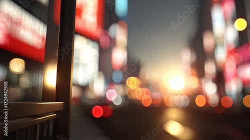 Dazzling city lights, a blur of urban nightlife and metropolitan majesty experience.