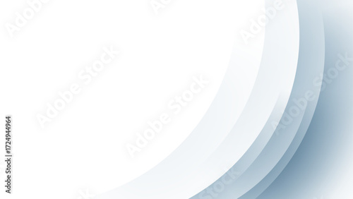 white abstract background with overlapping curved lines