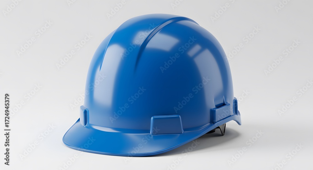 Fototapeta premium Blue safety helmet