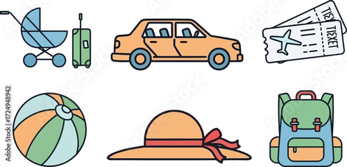 Family travel vacation planning tips and essentials for summer holidays and road trip with kids checklist