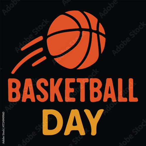 Basketball Player Dunking Action Illustration for Sports Poster
