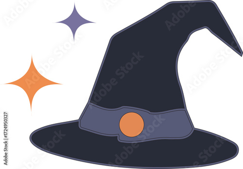 Two coffins illustration with simple decoration, great for Halloween projects.