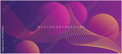 Mysterious galaxy background with colorful planets