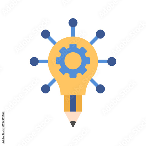 Art & Creativity icon vector image. Suitable for mobile apps, web apps and print media.