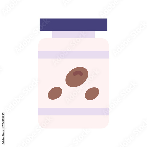 Superfood Jar icon vector image. Suitable for mobile apps, web apps and print media.