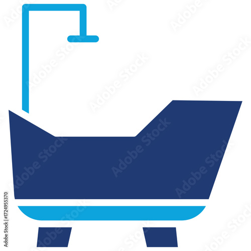Showers & Bathtubs mixed color icon