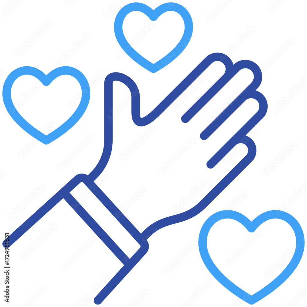 Obraz premium Compassion Icon