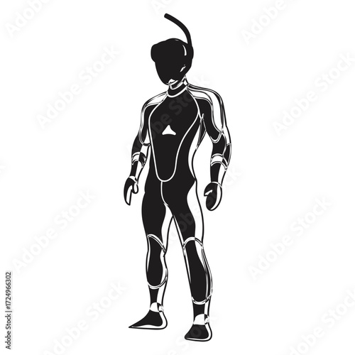 Icon diving suit black