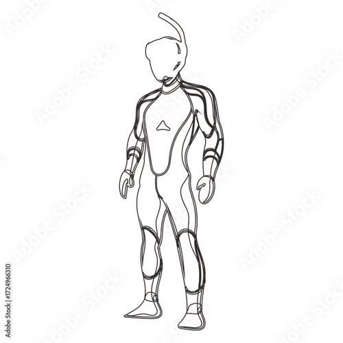 Icon diving suit line