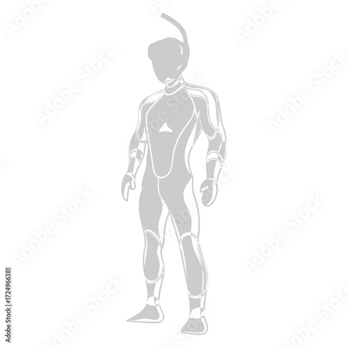Icon diving suit shadow