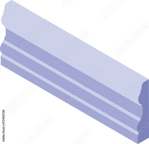 Decorative plaster molding adding a touch of elegance to interior design