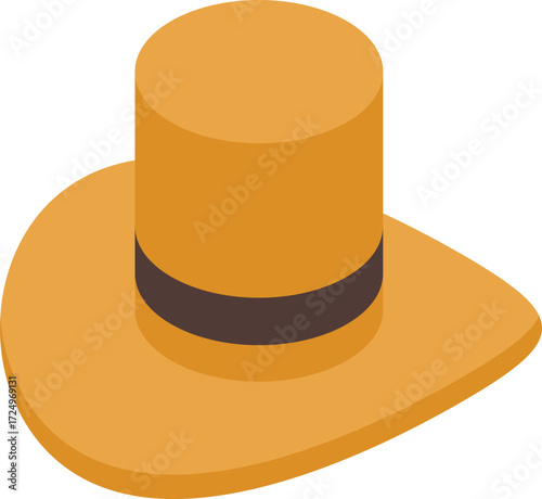 Classic australian bush hat featuring a cylindrical crown and wide brim, providing sun protection