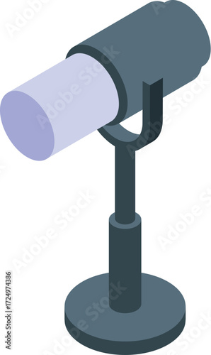 Telescope on tripod stand observing celestial objects in the night sky, ideal for astronomy and stargazing