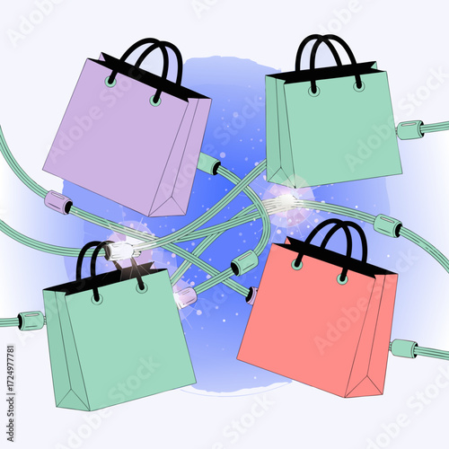 Online shopping sel bags