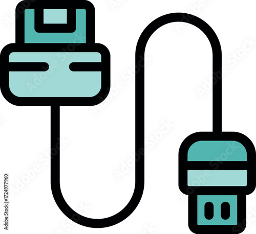 Connecting a retro game cartridge to a modern usb port using a cable, bridging the gap between old and new technology