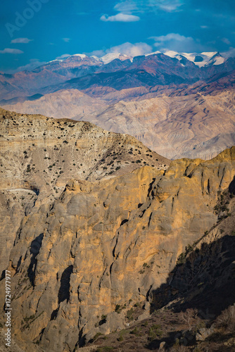 Upper Mustang, often called the Last Forbidden Kingdom of Nepal, is a unique high-altitude desert region north of the Annapurna range. Its breathtaking barren cliffs, colorful rock formations, centuri