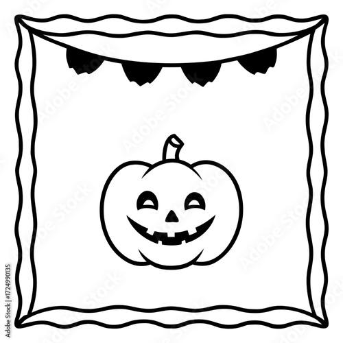 halloween pumpkin on a halloween background