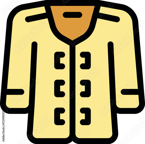 Yellow trench coat featuring a distinctive brown collar, buttoned cuffs, and a classic design, perfect for fashionable outerwear