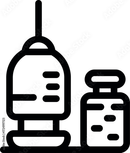 Electronic vaccine syringe injecting medicine vial for vaccination and immunization against diseases