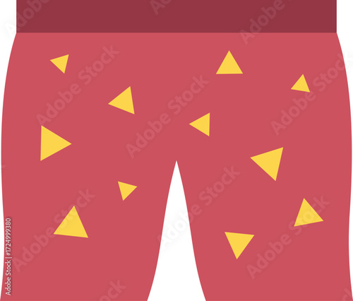 red snazzy shorts svgrepo com