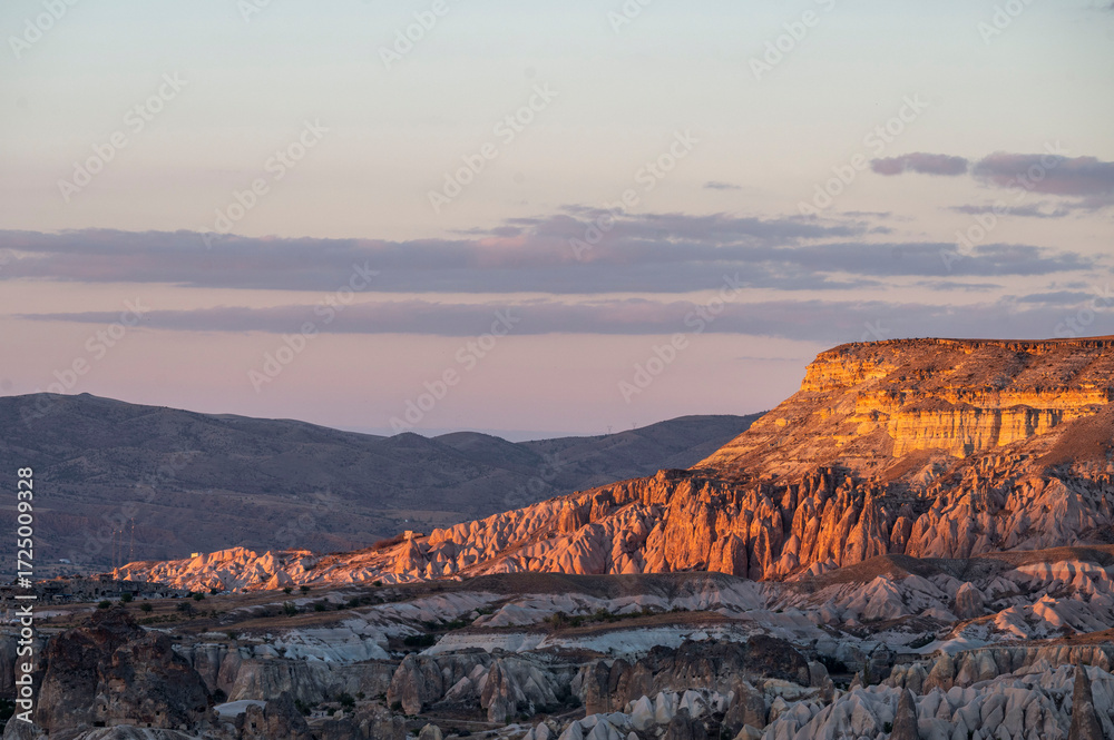 Naklejka premium Red Valley sunset, Cappdocia, Turkey