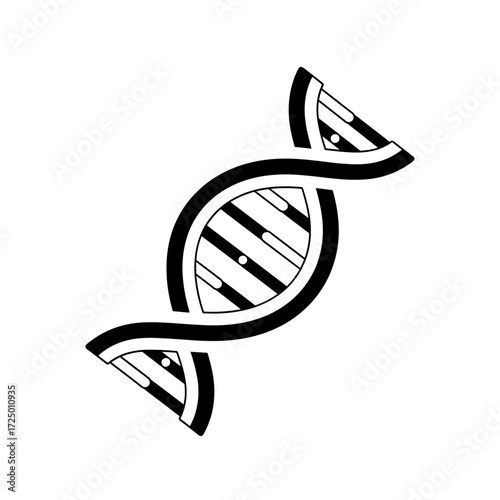 Vector illustration of an abstract fish and bird symbol design concept