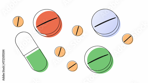 yellow capsule vector 3d isolated illustration oval on shaped tablets health white vitamins for and pills and medicine blue 3d drug icon medical pharmacy cartoon antibiotics and healthcare 27285198 2
