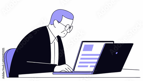 concentrated executive senior tablet in in businessman man senior working screen mature using work computer banking office suit for looking at digital focused business at desk manager moder 92622883 1
