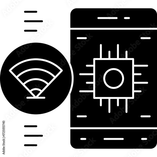 Cyber Security Icon Vector Element