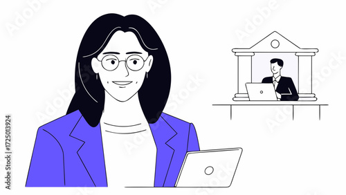 businesswoman hispanic ceo tablet latin at woman application app online trade workplace using professional mature tab digital looking european fintech at business standing adult holding in  35364217 1