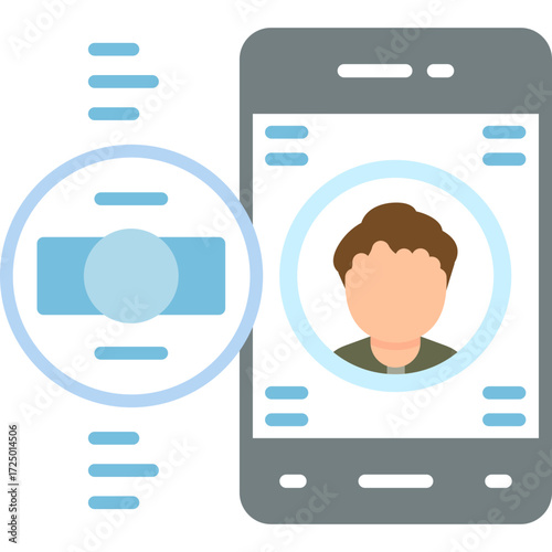 Videocall Icon Vector Element