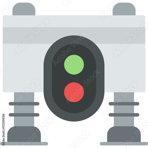 Traffic Light Icon Vector Element