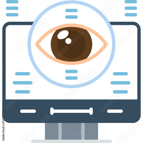 Impression Rate Icon Vector Element