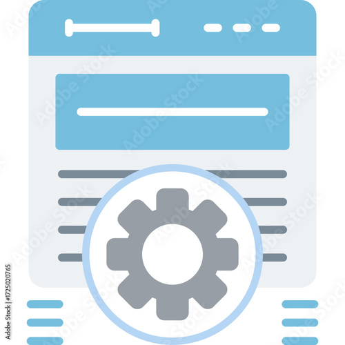 Web Optimization Icon Vector Element