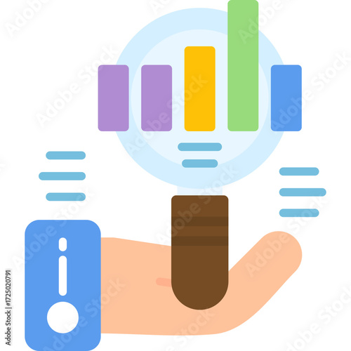 Analysis Icon Vector Element