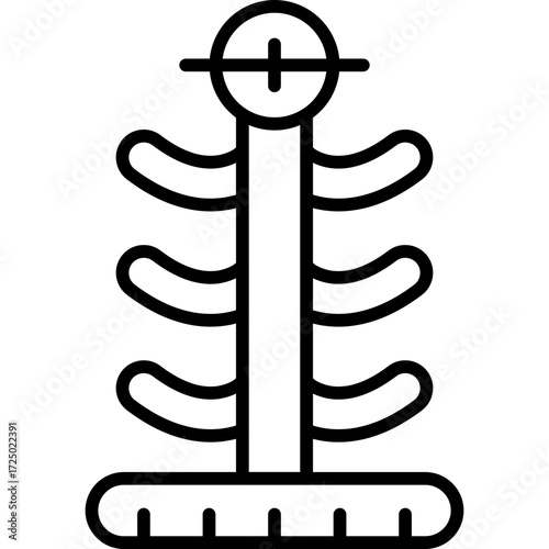 Coat Stand Icon Vector Element